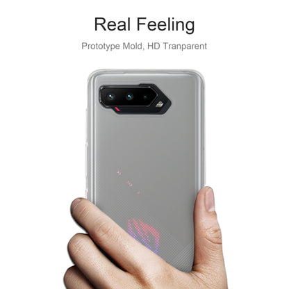 For Asus ROG Phone 5 0.75mm Ultra-thin Transparent TPU Soft Protective Case - ASUS Cases by buy2fix | Online Shopping UK | buy2fix