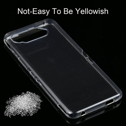 For Asus ROG Phone 5 0.75mm Ultra-thin Transparent TPU Soft Protective Case - ASUS Cases by buy2fix | Online Shopping UK | buy2fix