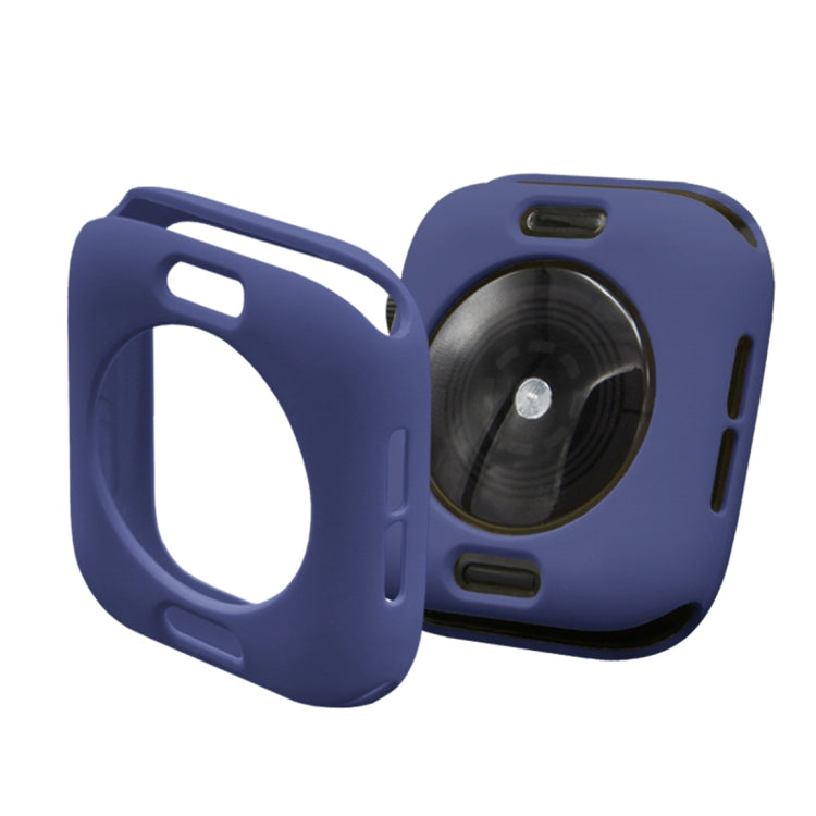 ENKAY Hat-Prince 2 in 1 TPU Semi-clad Protective Shell + 3D Full Screen PET Curved Heat Bending HD Screen Protector For Apple Watch Series 6 / 5 / 4 / Watch SE 44mm(Blue) by ENKAY