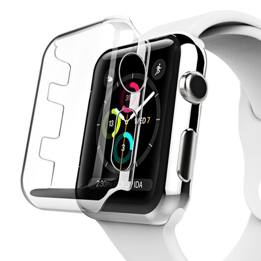For Apple Watch Series 3 38mm Transparent PC Protective Case - Watch Cases by buy2fix | Online Shopping UK | buy2fix