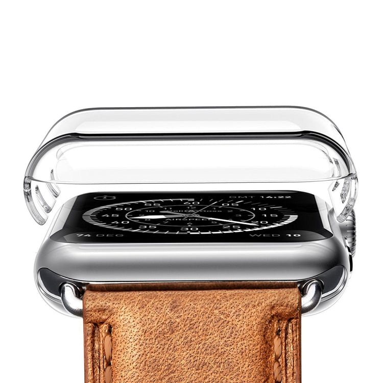 For Apple Watch Series 3 38mm Transparent PC Protective Case - Watch Cases by buy2fix | Online Shopping UK | buy2fix
