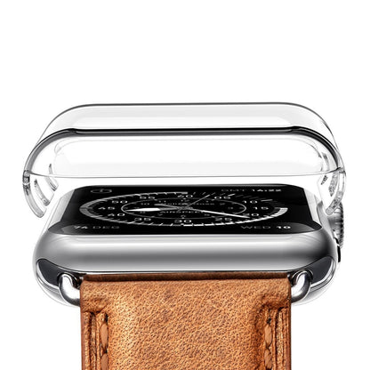 For Apple Watch Series 3 38mm Transparent PC Protective Case - Watch Cases by buy2fix | Online Shopping UK | buy2fix