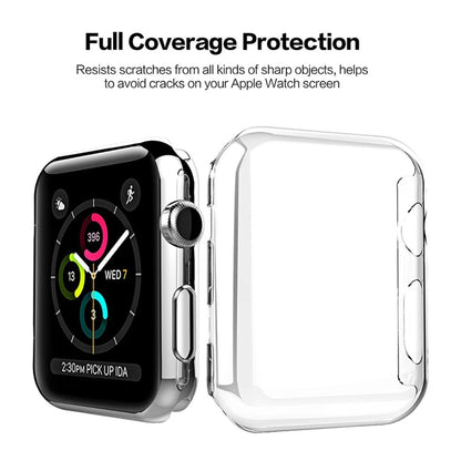 For Apple Watch Series 3 38mm Transparent PC Protective Case - Watch Cases by buy2fix | Online Shopping UK | buy2fix