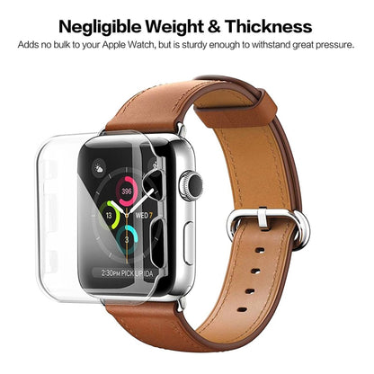 For Apple Watch Series 3 / 2 / 1 42mm Transparent PC Protective Case by buy2fix