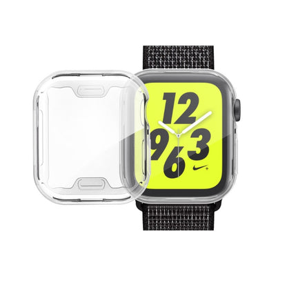 Full Coverage Plating TPU Case For Apple Watch Series 6 / 5 / 4 / Watch SE 40mm(Silver) by buy2fix