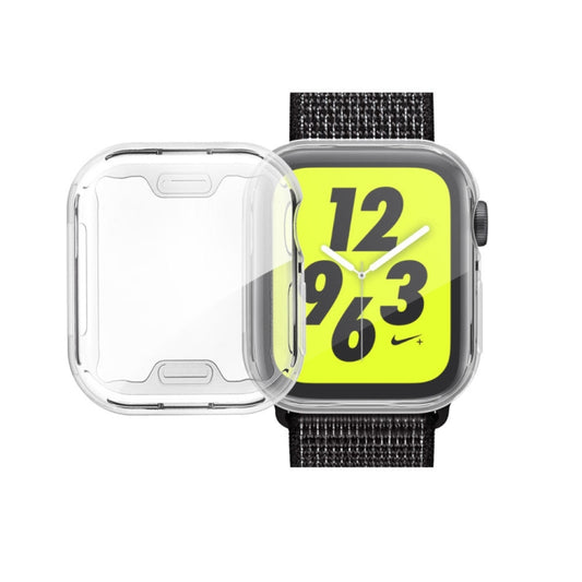 Full Coverage Plating TPU Case For Apple Watch Series 6 / 5 / 4 / Watch SE 40mm(Silver) by buy2fix