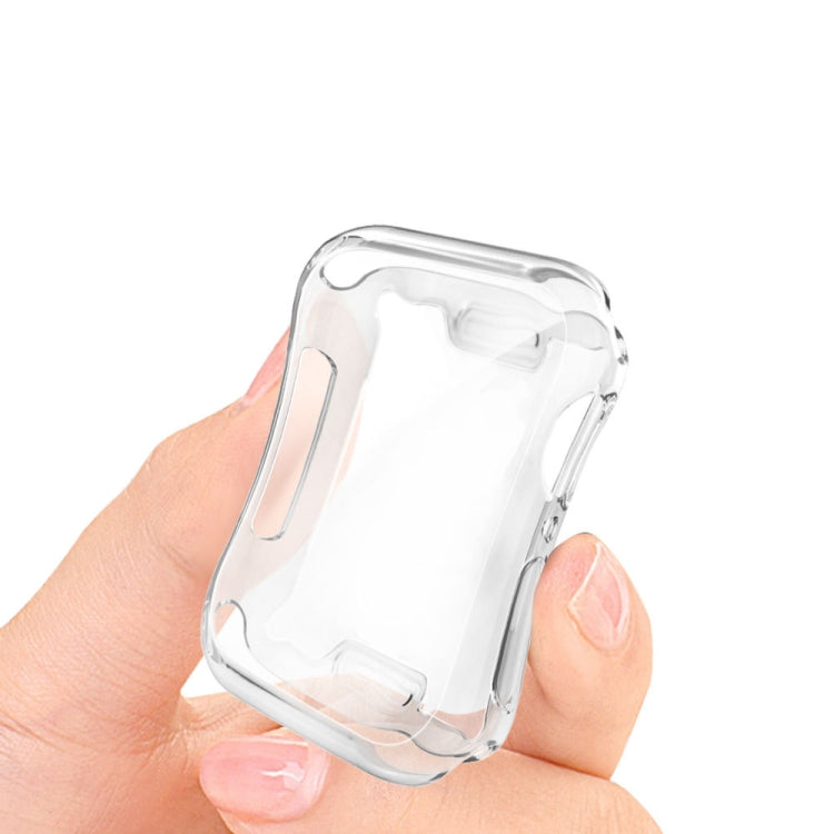 Full Coverage Plating TPU Case For Apple Watch Series 6 / 5 / 4 / Watch SE 40mm(Silver) by buy2fix