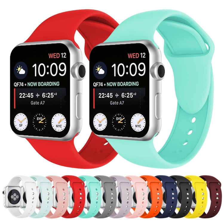 Double Rivets Silicone Watch Band for Apple Watch Series 3 & 2 & 1 42mm(White) - Watch Bands by buy2fix | Online Shopping UK | buy2fix