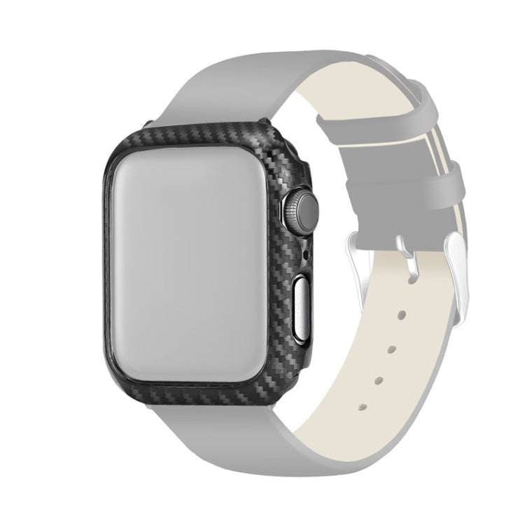 PC Carbon Fiber Frame Protection Case For Apple Watch Series 6 / 5 / 4 / Watch SE 40mm by buy2fix