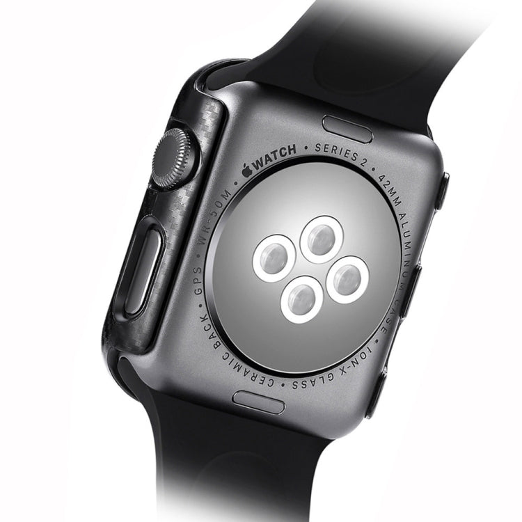 PC Carbon Fiber Frame Protection Case For Apple Watch Series 6 / 5 / 4 / Watch SE 40mm by buy2fix