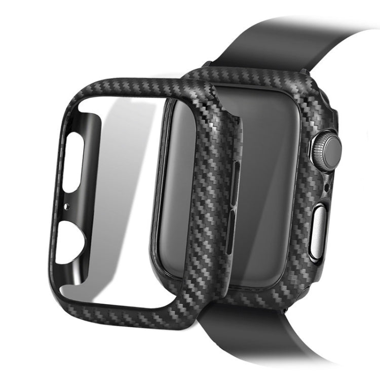 PC Carbon Fiber Frame Protection Case For Apple Watch Series 6 / 5 / 4 / Watch SE 40mm by buy2fix