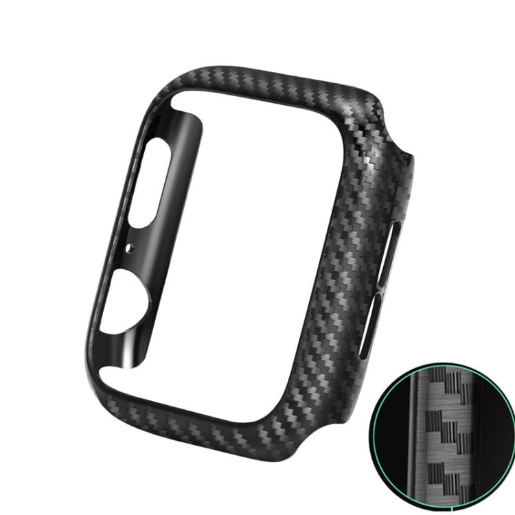PC Carbon Fiber Frame Protection Case For Apple Watch Series 6 / 5 / 4 / Watch SE 40mm by buy2fix