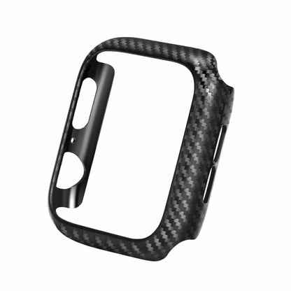 Genuine Leather Carbon Fiber Strap + Frame for Apple Watch Series 4 40mm by buy2fix