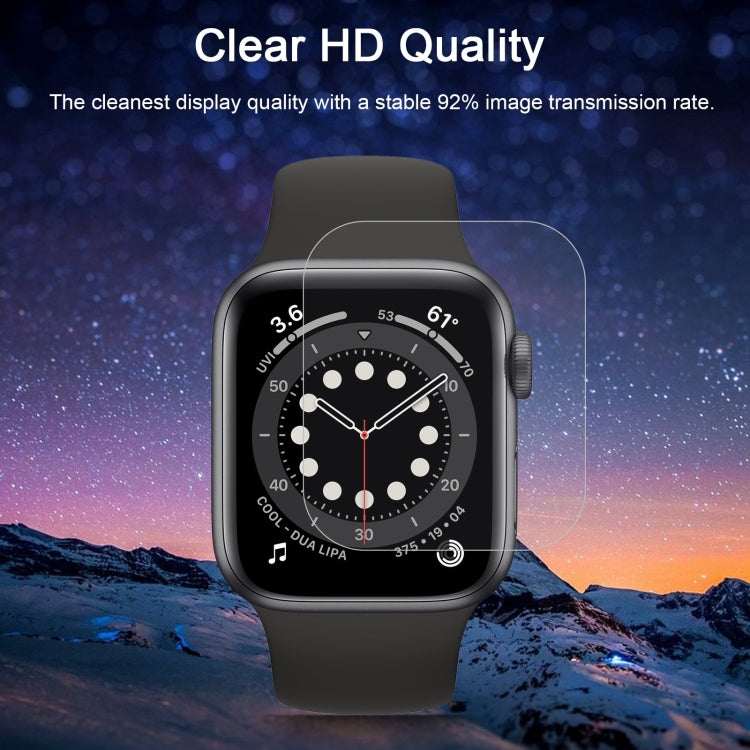 9H 2.5D Tempered Glass Film For Apple Watch Series 6 / 5 / 4 / Watch SE 44mm by buy2fix