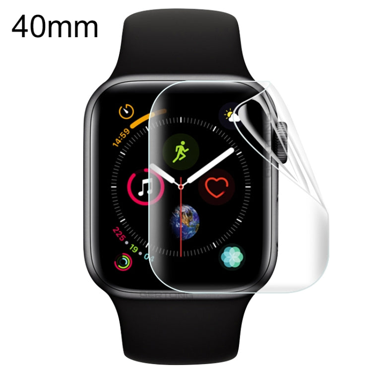 For Apple Watch Series 5 & 4 40mm Soft Hydrogel Film Full Cover Front Protector by buy2fix