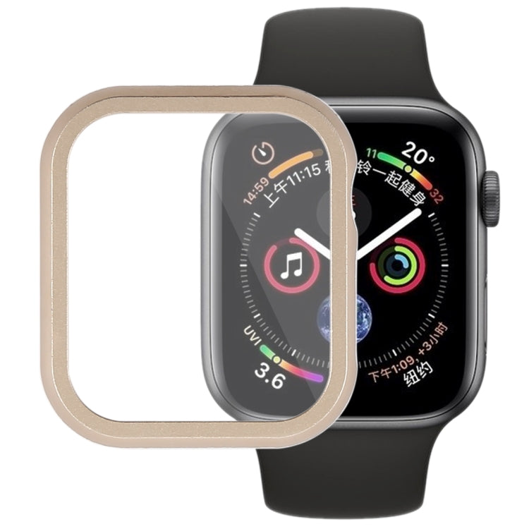 Metal Front Frame Protective Case For Apple Watch Series 6 / 5 / 4 / Watch SE 40mm(Gold) by buy2fix
