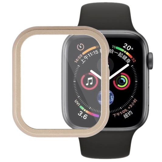 Metal Front Frame Protective Case For Apple Watch Series 6 / 5 / 4 / Watch SE 40mm(Gold) by buy2fix