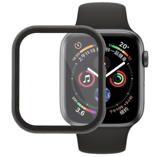 Metal Front Frame Protective Case For Apple Watch Series 6 / 5 / 4 / Watch SE 44mm(Black) by buy2fix