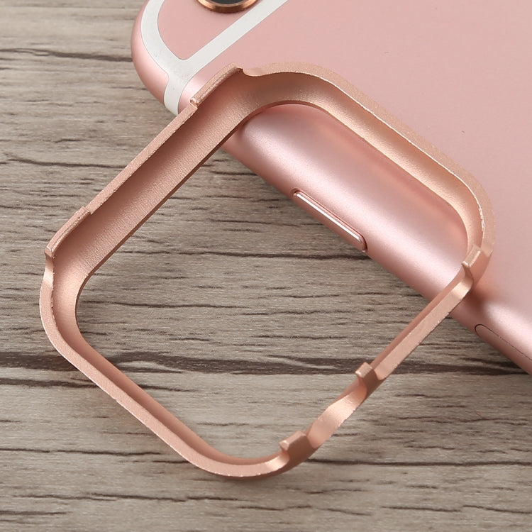 Metal Front Frame Protective Case For Apple Watch Series 6 / 5 / 4 / Watch SE 44mm(Rose Gold) by buy2fix