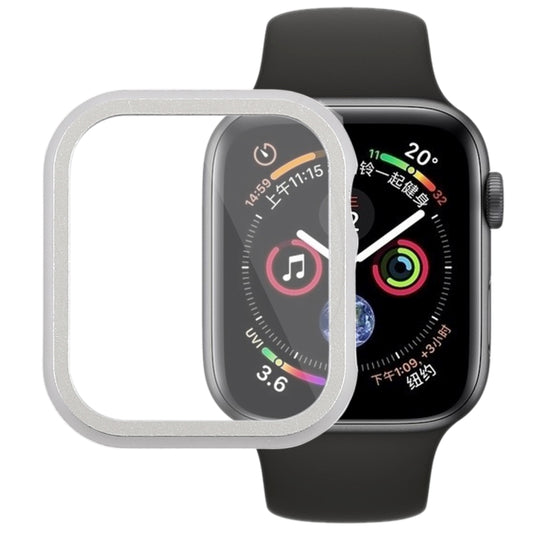 Metal Front Frame Protective Case For Apple Watch Series 6 / 5 / 4 / Watch SE 44mm(Silver) by buy2fix