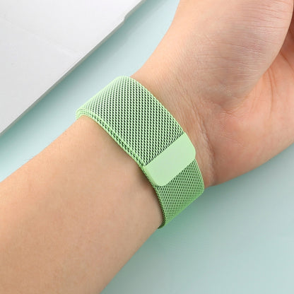 For Apple Watch Ultra 49mm&Watch Ultra 2 49mm / Series 10 46mm / 9&8&7 45mm / SE 3&SE 2&6&SE&5&4 44mm / 3&2&1 42mm Color-changing Magnetic Nylon Watch Band(Dark Green) by buy2fix