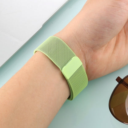 For Apple Watch Ultra 49mm&Watch Ultra 2 49mm / Series 10 46mm / 9&8&7 45mm / SE 3&SE 2&6&SE&5&4 44mm / 3&2&1 42mm Color-changing Magnetic Nylon Watch Band (Green) by buy2fix