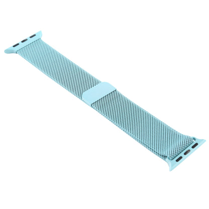 For Apple Watch Ultra 49mm&Watch Ultra 2 49mm / Series 10 46mm / 9&8&7 45mm / SE 3&SE 2&6&SE&5&4 44mm / 3&2&1 42mm Color-changing Magnetic Nylon Watch Band (Baby Blue) by buy2fix