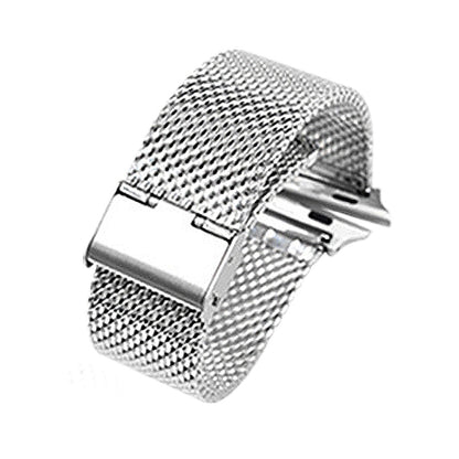 304 Stainless Steel Milanese Watch Band with Connector For Apple Watch Series 10 42mm / 9&8&7 41mm / SE 3&SE 2&6&SE&5&4 40mm / 3&2&1 38mm(Silver) - Watch Bands by buy2fix | Online Shopping UK | buy2fix