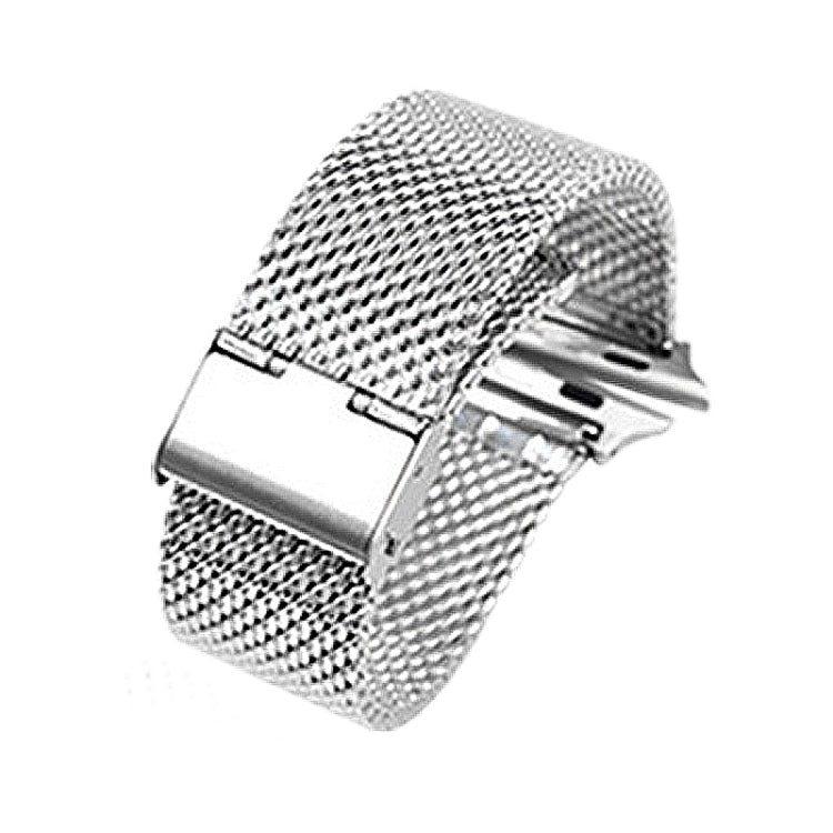 304 Stainless Steel Milanese Watch Band with Connector For Apple Watch Ultra 49mm&Watch Ultra 2 49mm / Series 10 46mm / 9&8&7 45mm / SE 3&SE 2&6&SE&5&4 44mm / 3&2&1 42mm(Silver) - Watch Bands by buy2fix | Online Shopping UK | buy2fix