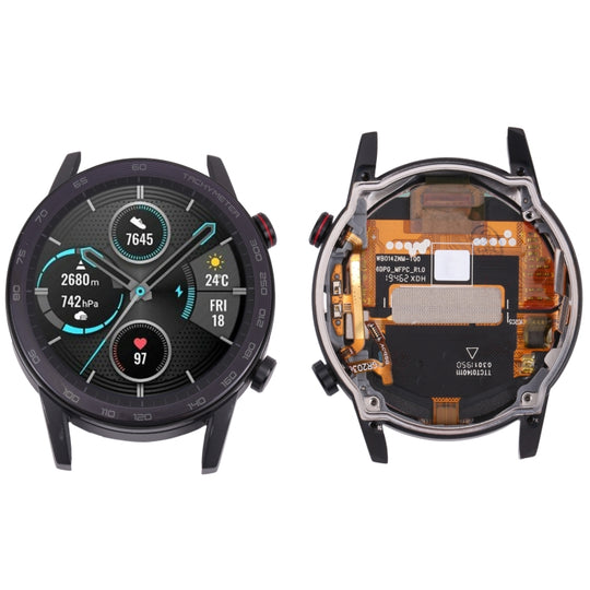 LCD-Bildschirm und Digitizer-Vollmontage mit Rahmen für Honor Magic Watch 2 MNS-B19 46 mm (Schwarz)