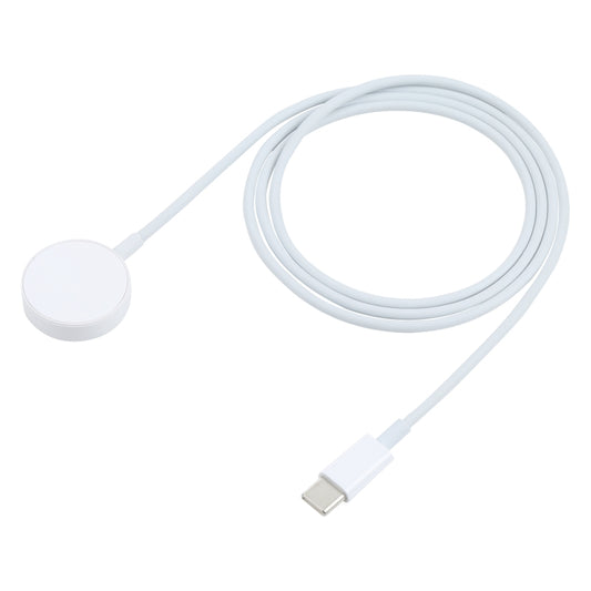 Wireless Magnetic Quick Charging to Type-C / USB-C Cable for Apple Watch (White) - Charger / Holder by buy2fix | Online Shopping UK | buy2fix