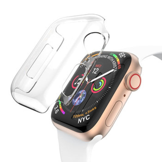 For Apple Watch Series 6 / 5 / 4 / Watch SE 44mm Full Coverage PC Case(Transparent) by buy2fix