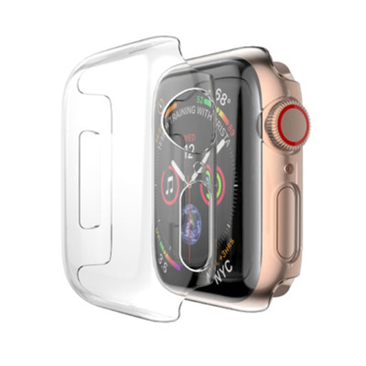 For Apple Watch Series 6 / 5 / 4 / Watch SE 44mm Full Coverage PC Case(Transparent) by buy2fix