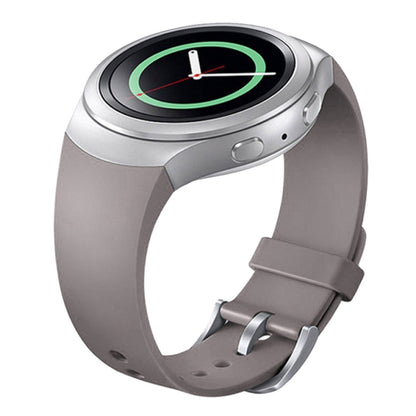 For Samsung Gear S2 Sport / Gear S2 Watch Solid Color Silicone Watchband(Khaki) - Watch Bands by buy2fix | Online Shopping UK | buy2fix