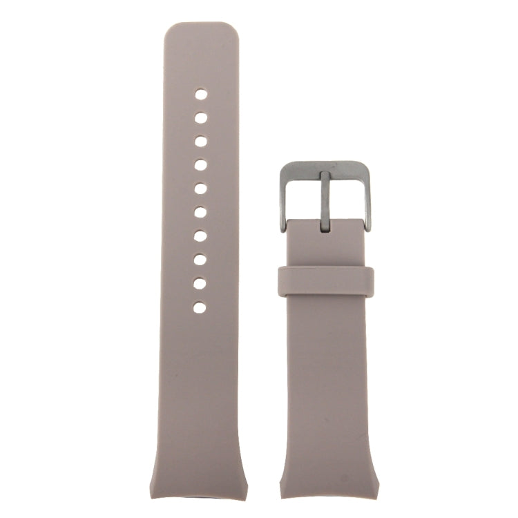 For Samsung Gear S2 Sport / Gear S2 Watch Solid Color Silicone Watchband(Khaki) - Watch Bands by buy2fix | Online Shopping UK | buy2fix