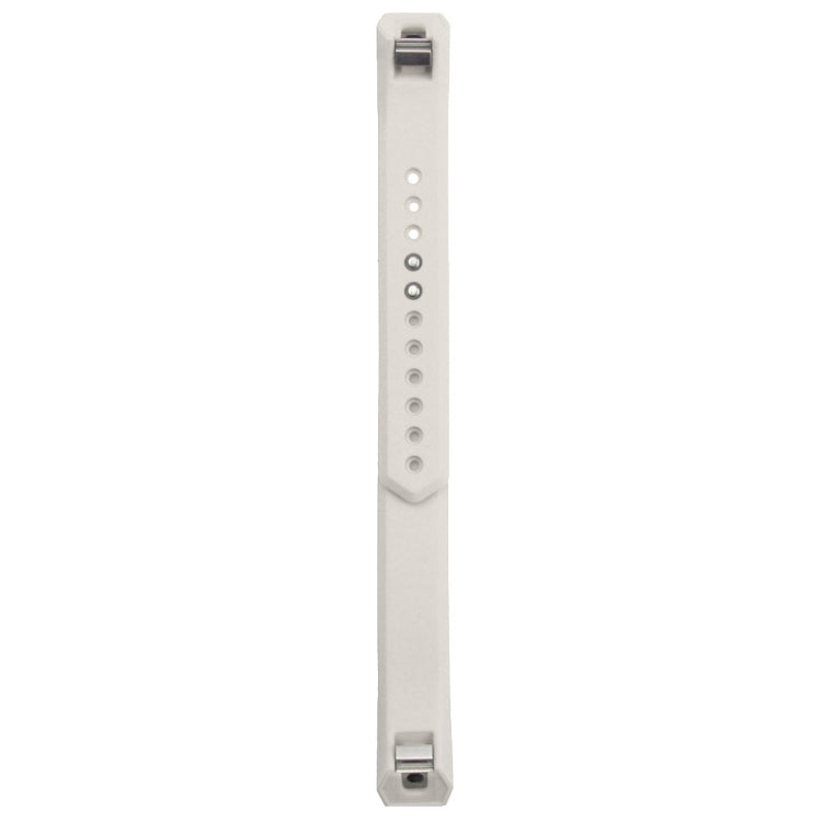 For Fitbit Alta Watch Oblique Texture Silicone Watchband, Large Size, Length: about 22cm(Beige) - Watch Bands by buy2fix | Online Shopping UK | buy2fix