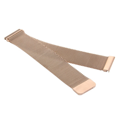 For Fitbit Blaze Watch Loop Magnetic Closure Clasp Stainless Steel Watchband(Rose Gold) - Watch Bands by buy2fix | Online Shopping UK | buy2fix