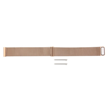 For Fitbit Blaze Watch Loop Magnetic Closure Clasp Stainless Steel Watchband(Rose Gold) - Watch Bands by buy2fix | Online Shopping UK | buy2fix