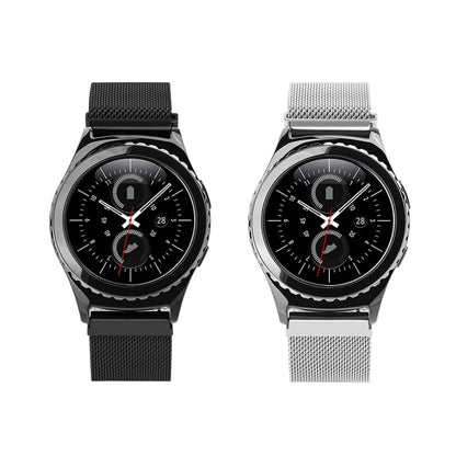 Watch Loop Magnetic Closure Clasp Stainless Steel Watchband for Samsung Gear S2 Classic / S2(Black) - Watch Bands by buy2fix | Online Shopping UK | buy2fix
