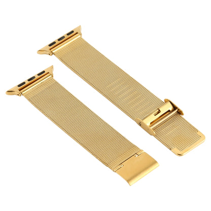 Stainless Steel Watch Band for Apple Watch Series 3 & 2 & 1 42mm(Gold) by buy2fix