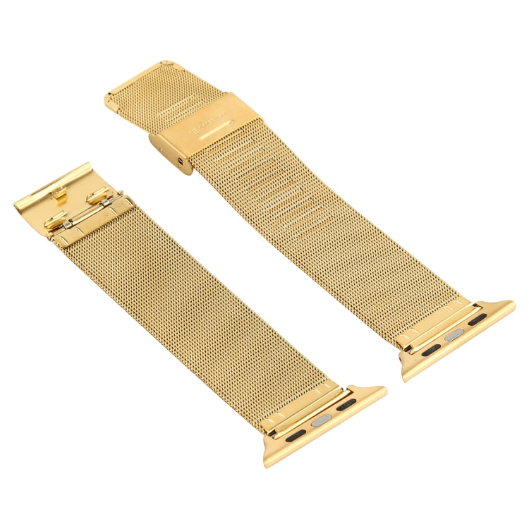 Stainless Steel Watch Band for Apple Watch Series 3 & 2 & 1 42mm(Gold) by buy2fix