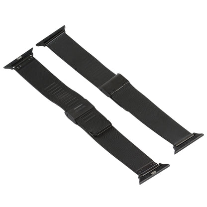 Stainless Steel Watch Band for Apple Watch Series 3 & 2 & 1 38mm(Black) - Watch Bands by buy2fix | Online Shopping UK | buy2fix
