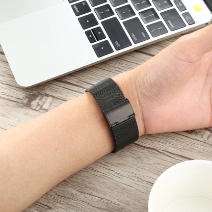 Stainless Steel Watch Band for Apple Watch Series 3 & 2 & 1 38mm(Black) - Watch Bands by buy2fix | Online Shopping UK | buy2fix