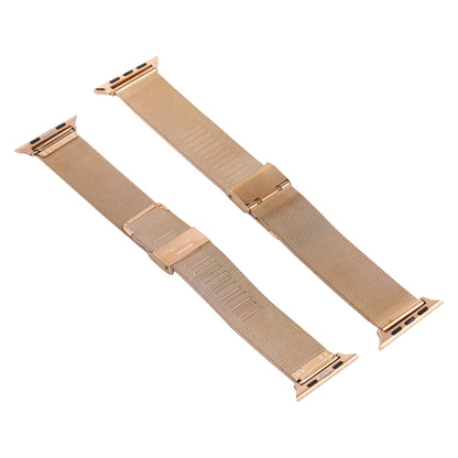 Stainless Steel Watch Band for Apple Watch Series 3 & 2 & 1 38mm(Rose Gold) by buy2fix