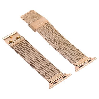 Stainless Steel Watch Band for Apple Watch Series 3 & 2 & 1 38mm(Rose Gold) by buy2fix