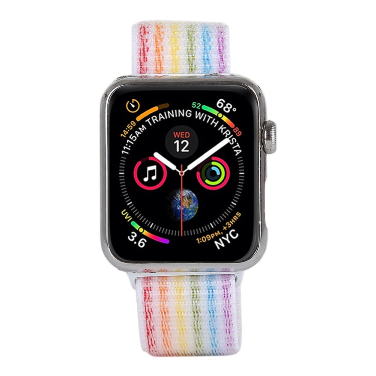 Magic Paste Nylon Watch Band for Apple Watch Series 3 & 2 & 1 38mm(Colour) by buy2fix
