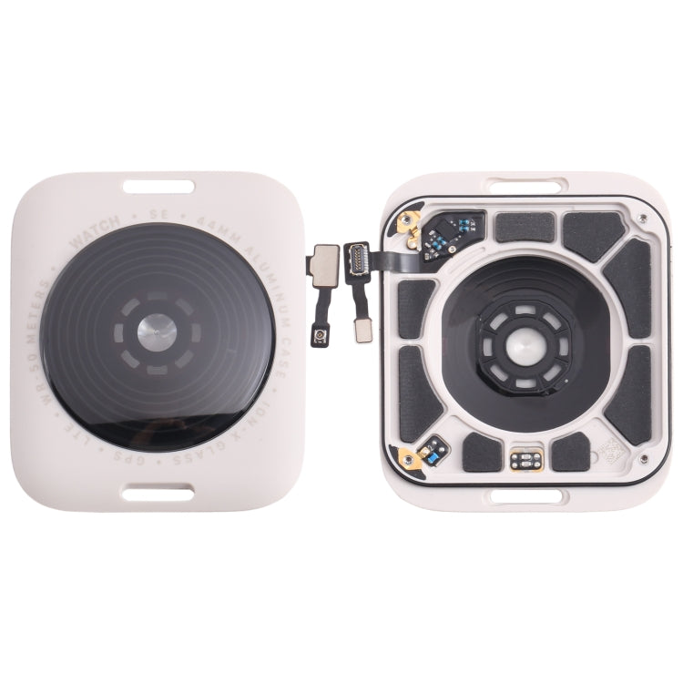 For Apple Watch SE 2022 44mm LTE Edition Rear Housing Glass Cover with Cable (Aurora) by buy2fix