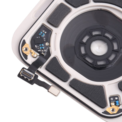 For Apple Watch SE 2022 44mm LTE Edition Rear Housing Glass Cover with Cable (Aurora) by buy2fix