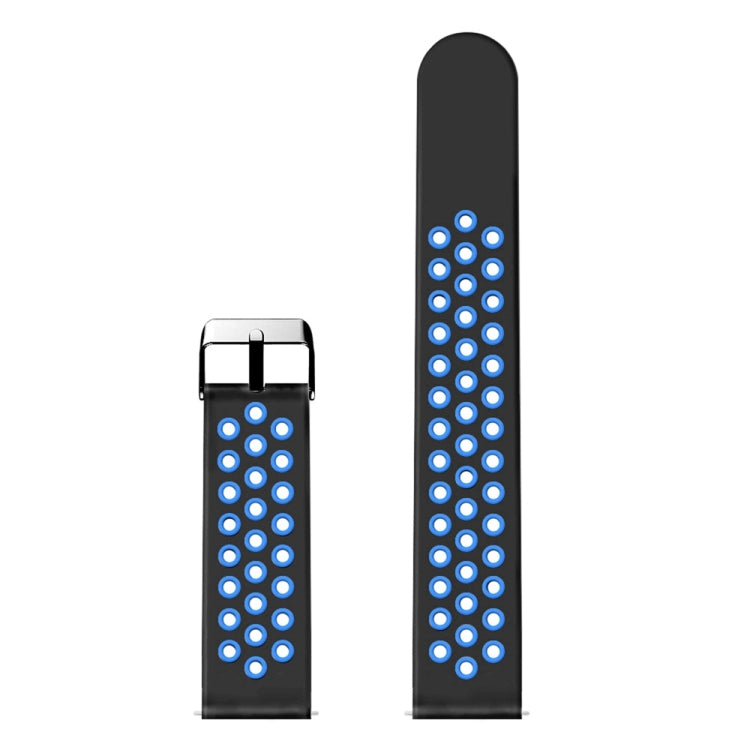 For Fitbit Versa Simple Fashion Silicone Watch Band(Blue) - Watch Bands by buy2fix | Online Shopping UK | buy2fix