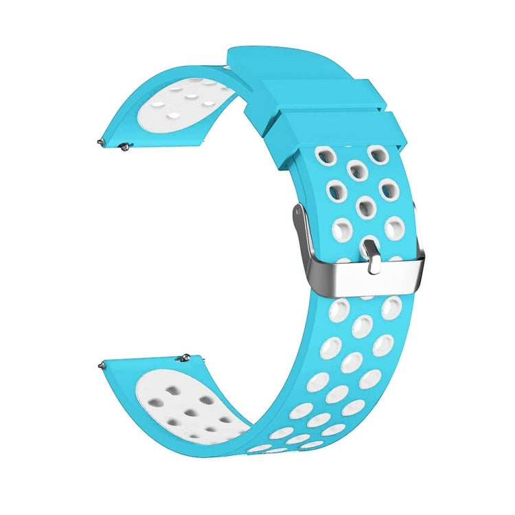 For Fitbit Versa Simple Fashion Silicone Watch Band(Baby Blue) - Watch Bands by buy2fix | Online Shopping UK | buy2fix